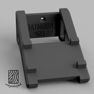 Offset Wall Mount for Lego Batman Batmobile [42127] (Facing left or right)