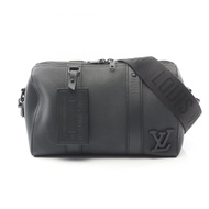 【二手】LOUIS VUITTONCity Keepall 單肩包 M59255 黑色皮革 男士 City Keepall 二手
