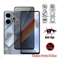 Tecno Pova 6 Pro Phone Screen For Tecno Pova 6 Neo Glass Privacy Tempered Screen Protector Anti Peep