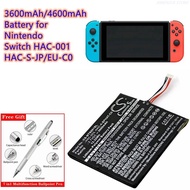 Game Console Battery 3.7V/3600mAh/4600mAh HAC-003, HAC-A-BPHAT-C0 for Nintendo Switch HAC-001, HAC-S