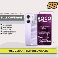 Tempered Glass FULL Glue Screen Protector POCO M7 PRO 5G / M6 PRO