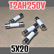 Ceramic Fuse fuse 2A 250V T2AH250V Little 5x20 Time Lag HBC Fuse