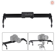 Andoer 40cm/ 15.7in Portable Aluminum Alloy Camera Track Dolly Slider Stabilizer Rail System Max. Lo