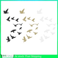 Bjiax Bird Shape Mirror Wall Sticker DIY Decals For Living Room Bedroom Dec