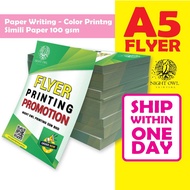 Flyer Printing A5 100gsm simili paper