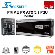 Seasonic Prime PX-2200W ATX 3.1 Platinum PCIe 5.1 Power Supply