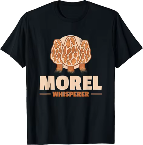 Morel Whisperer Mushroom Hunting T-Shirt