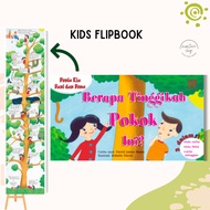 Pelangi Dunia Ria Dani dan Dona Berapa Tinggikah Pokok Ini? Flipbook Buku Kanak Kanak Kids Fun Book