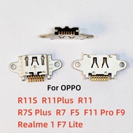 10-50 cái đế sạc USB cổng sạc đầu nối liên hệ với cho Oppo r11s r11plus R11 R7S cộng với R7 F5 F11 P