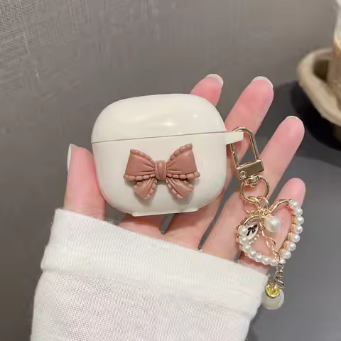 Luxury Headset Case For Lenovo LP40 Pro Retro 3D Love Heart Bear Soft Earphone Case For Lenovo LP40 