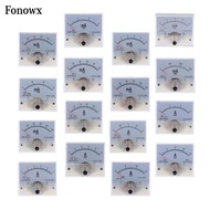 [AbabixaMY] 16 Type Range DC Analog Amp Meter Ammeter Current Panel Ampere Meter Accuracy Class 2.5 