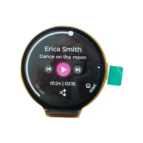 1.28" Round IPS Display 240x240 ESP32-C3 GC9A01 Touch Screen Module for Smart Watch IoT Wearable Pro