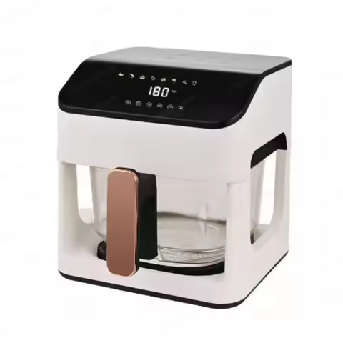 Large-capacity visual air fryer | 8.5-liter all-glass pan body, intelligent temperature control, hou
