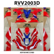 Rapido Cover Set Honda ADV160 ADV 160 HRC (3) Red White Blue Yellow Motor Body Set Accessories