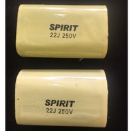 FREQUENCY DINNER CAPACITOR 22UF 250V SPIRIT 22j 250v
