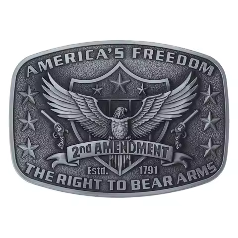 The Right To Bear Arms Belt Buckle 2 nd Amendment America‘s Freedom