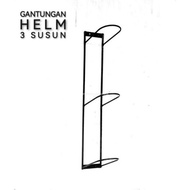 3-Tier Hanging Helmet Rack 3-Tier Helmet Rack/