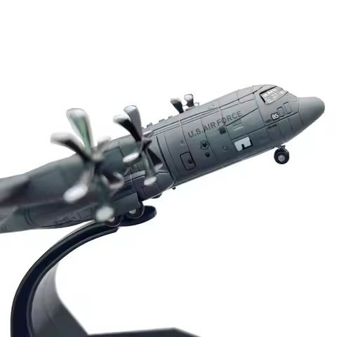 1/200 Scale US Lockheed C-130 Hercules Transport Aircraft C130 Diecast Metal Airplane Military Model