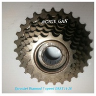 SPROCKET 7 SPEED 14 28 DRAT