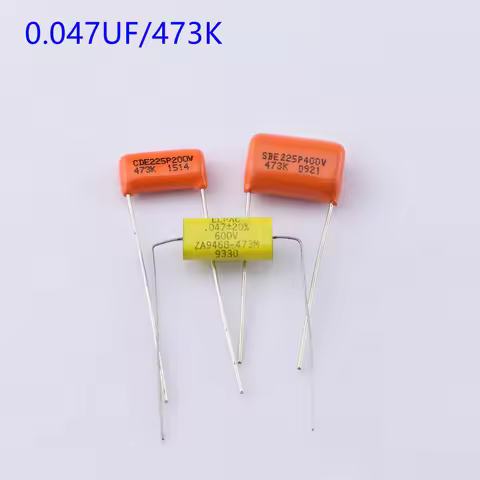 1 Piece Original Elpac/CDE/SBE 225P 473K 0.047UF Vintage Orange Tone Cap (Capacitor) For Electric Gu