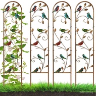 Frame Fence Hummingbird Plant Vegetable Garden Metal Detachable Arch Lattice Lattice Flower Frame Ra