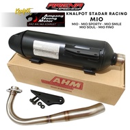 AHM Pro Racing Exhaust Mio - Standard Racing Exhaust Mio Sporty Mio Smile Mio Soul Mio 110 Series Or