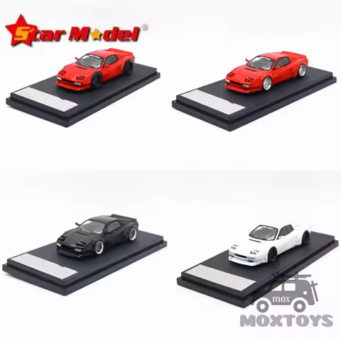 Star Model 1:64 LBWK LB-Works 512TR Testarossa Red / Black / White Limited999 Diecast Model Car