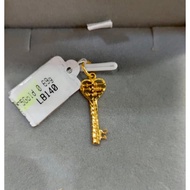 Emas 375 Loket Love Sempuah Kunci 375 Gold Pendant