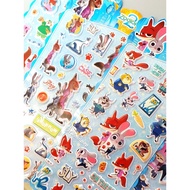 Sticker Kuromi Cinnamon Roll zootopia mymelody Princess Soft Embossed Premium Work 3d Sticker