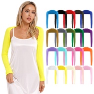 YOOJIA Womens Open Front Crop Top Casual Solid Color Long Sleeve Cardigan Sports Yoga Dance Bolero S