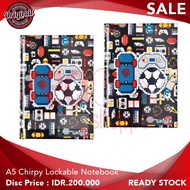 Smiggle A5 Chirpy Lockable Notebook