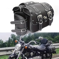 Universal Retro Black/Brown Motorcycle SaddleBag Large Capacity Motorbike Side Bags Storage Tool Wat