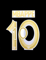 Best NNS Prancis 2022 Home = MBAPPE (10). Original Nameset for Jersey.