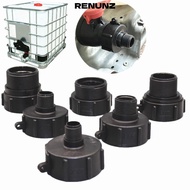 RENUNZ IBC Ton Barrel Connector, IBC Accessories IBC Tank Adapter,  Fitting S60 Plastic Hose Connect