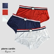 [pierre cardin pierre Women's Underwear] Tricolor Webbing Mid-Waist Bag Hip Panties