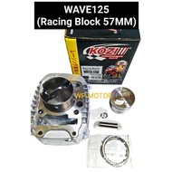 Honda Wave125/Wave125S/Wave125X Racing Block Set 57MM/Block Racing 57 MM(KOZI)
