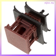 Mini Terrarium Chinese Garden Statues Bonsai Ornaments Gazebo Zen sijicc