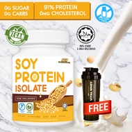 Pharmanutri Soy Protein Isolate 1kg 33 servings (Unflavor) 91% Protein By Weight 0g Sugar - Vegan Pr