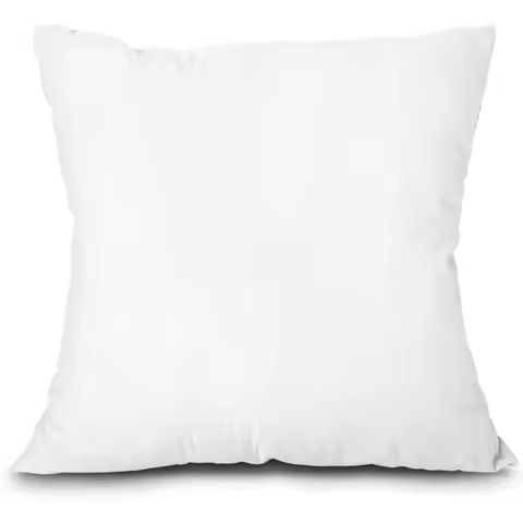 White 16x16 Throw Pillow Insert Lightweight Down Alternative Soft Polyester Decorative Pillow Sham S