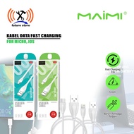 MAIMI X02 MICRO USB CHARGING SPEED ELASTIC 3.3A DATA CABLE 1M/ - Fast Charging Data Cable