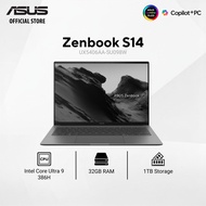 ASUS Zenbook S14 UX5406AA-SU098W 14" Laptop (Intel Core Ultra 9 Processor | Intel Graphics | 32GB/1T