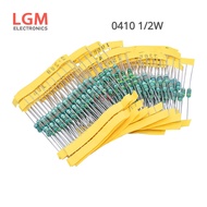 50Pcs 0410 1/2W 0.5W  Axial Fixed Color Code Ring Inductors DIP Inductance Radios Electromagnetic I 