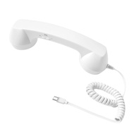 （bgm）Type C Retro Telephone Handset For Mobile Phones Plugs And Play With Cord Speaker And Answer Ke