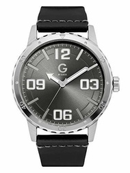 G by GUESS Men s Silver-Tone and Black Watch