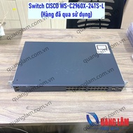 Switch CISCO WS-C2960X-24TS-L 24 Ports GE 4 SFP GE LAN Base (Hàng mới 95%)