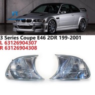Clear Marker Signal Blinker Corner Parking Light Lamp for  E46 3 Series Coupe 1999-2001 63126904307 