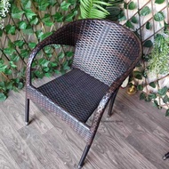 Courtyard Single Chair Rattan Chair Woven Chair Outdoor Balcony Backrest Chair