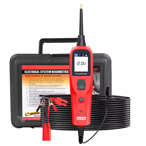 2025 Autel PS100 Automotive Power Circuit Probe Electrical Circuit Tester 12V 24V Digital Voltage Ve