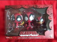現貨hottoys cosbaby deadpool lady deadpool，kidpool，dogpool（女死侍，小孩死侍，狗死侍）