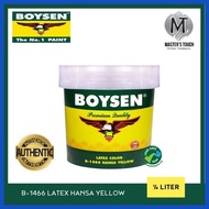 ▯ ∴ ∝ BOYSEN LATEX HANSA YELLOW ¼LITER